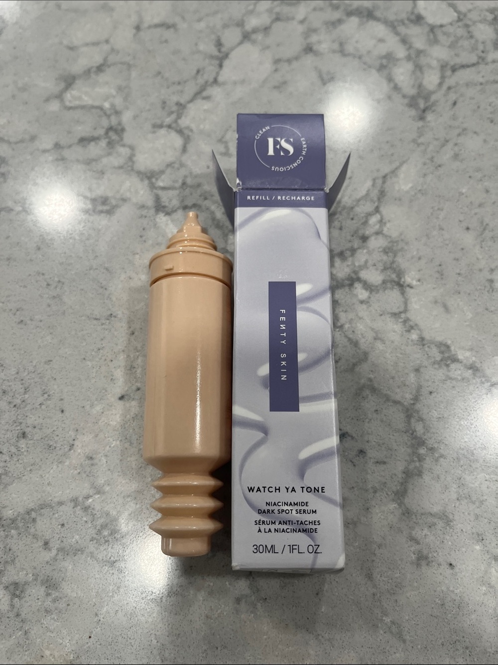 Fenty Skin Watch Ya Tone Serum - White & Lavender Packaging